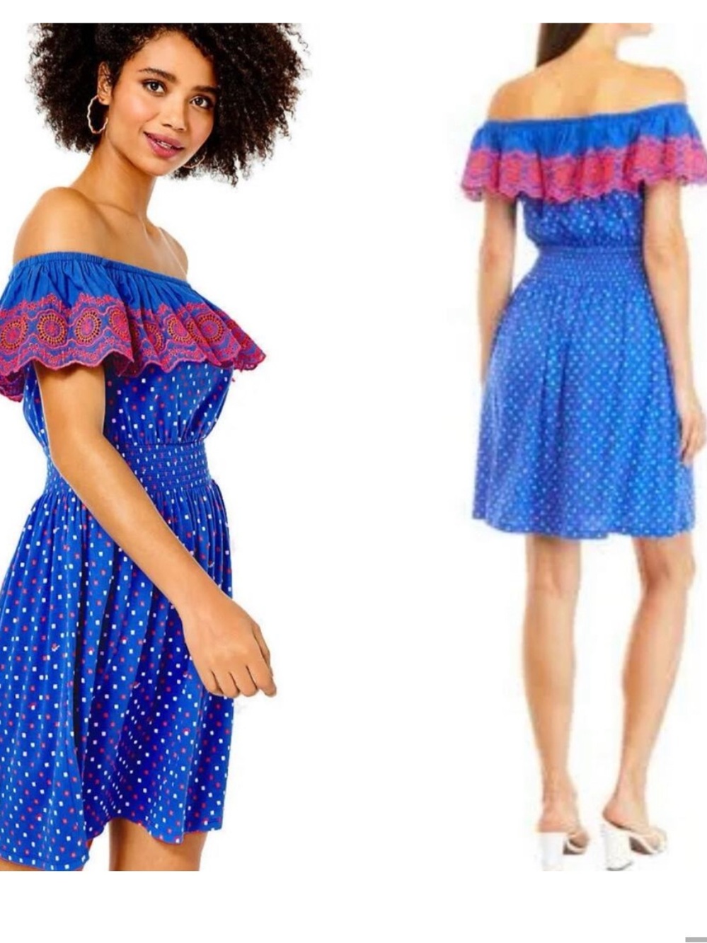 Lilly Pulitzer Kalama on off shoulder jersey dress - Picture 3 of 9